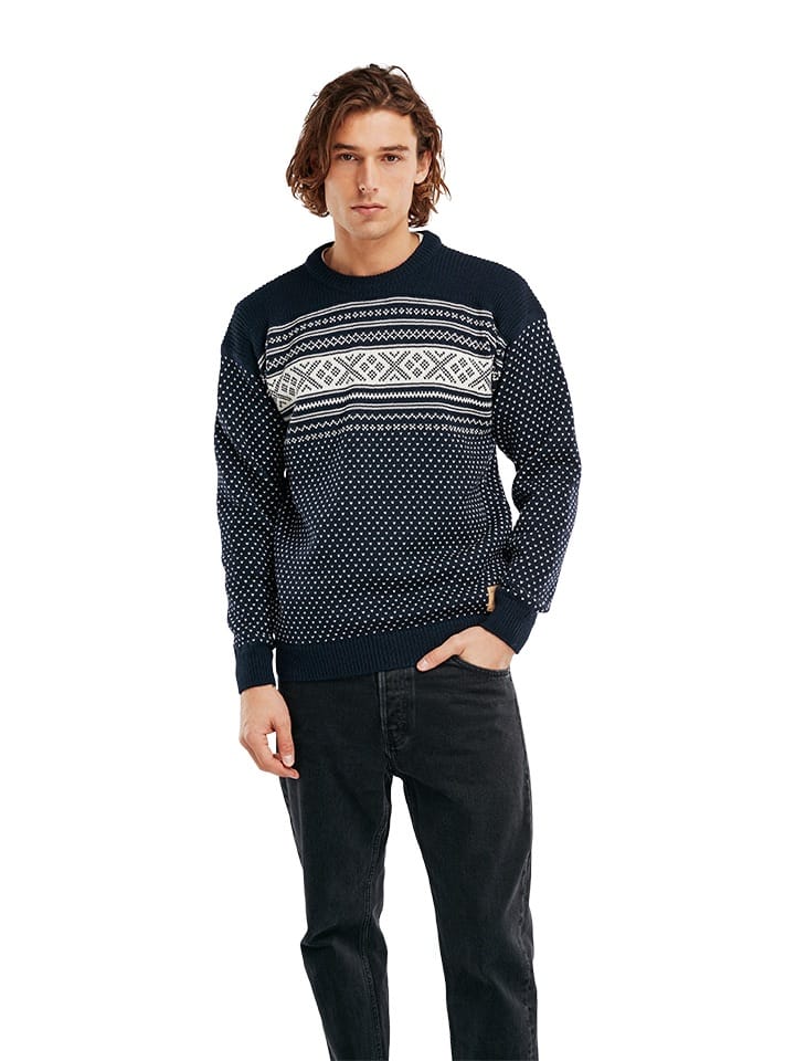 Dale Of Norway As Valløy Masculine Sweater Navy Offwhite Dale of Norway