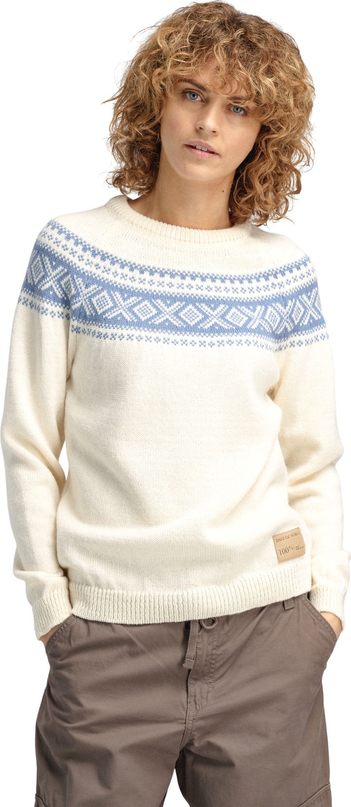 Dale of Norway Women's Vågsøy Wool Sweater Offwhite Dale of Norway