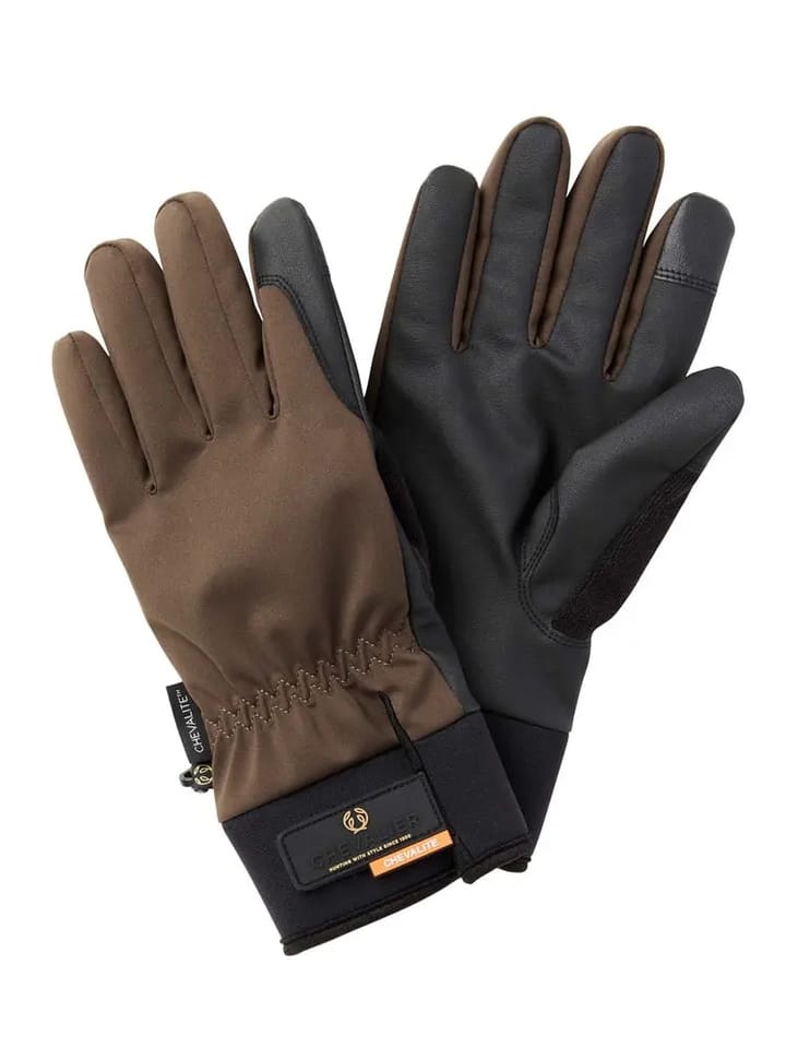 Chevalier Waterproof Warm Shooting Gloves Leather Brown Chevalier