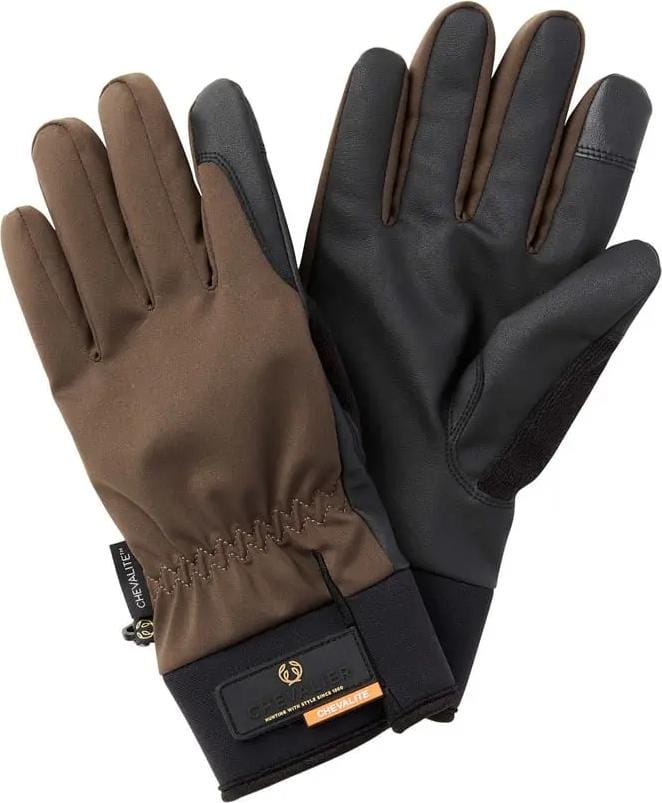 Chevalier Waterproof Warm Shooting Gloves Leather Brown Chevalier