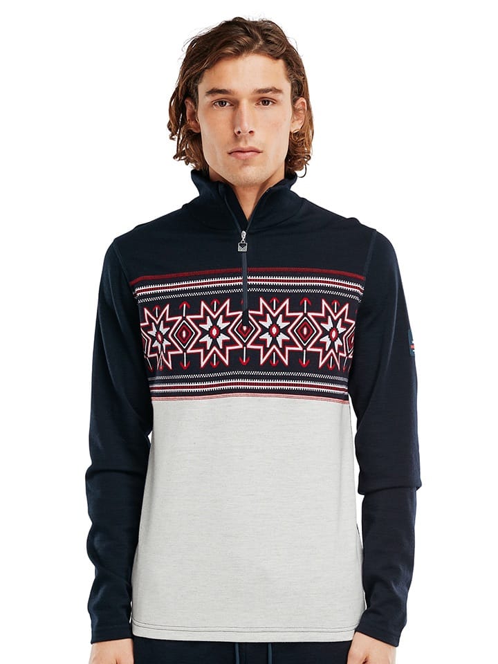 Dale of Norway Olympia Basic Sweater Masculine Navy Offwhite Raspberry Dale of Norway