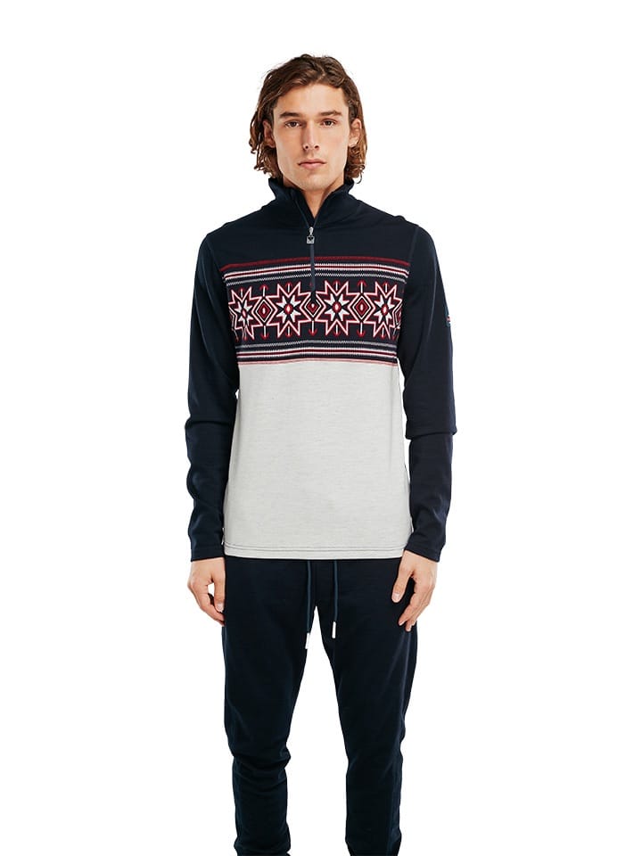 Dale Of Norway As Olympia Basic Sweater Masculine Navy Offwhite Raspberry Dale of Norway