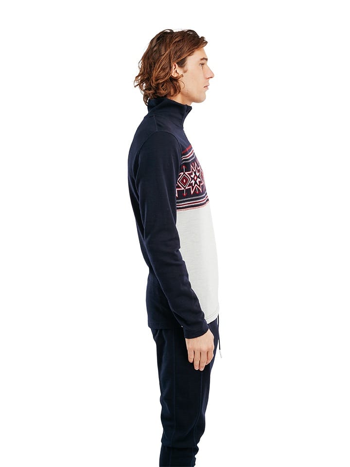 Dale of Norway Olympia Basic Sweater Masculine Navy Offwhite Raspberry Dale of Norway