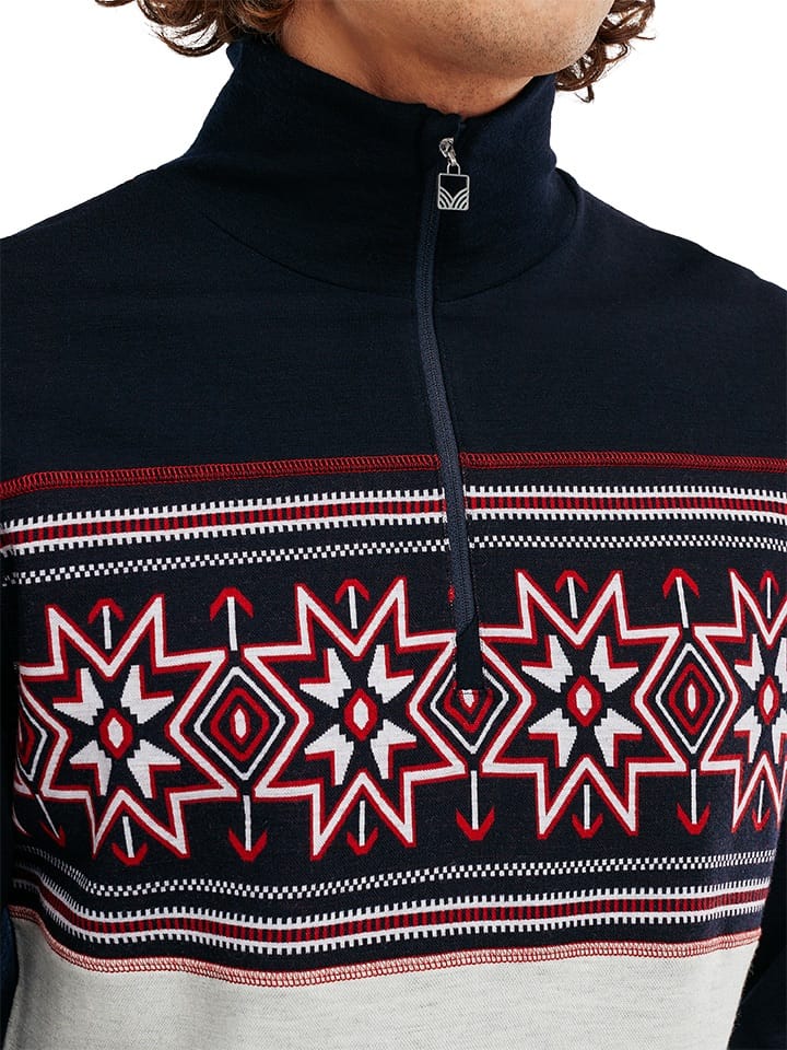Dale of Norway Olympia Basic Sweater Masculine Navy Offwhite Raspberry Dale of Norway