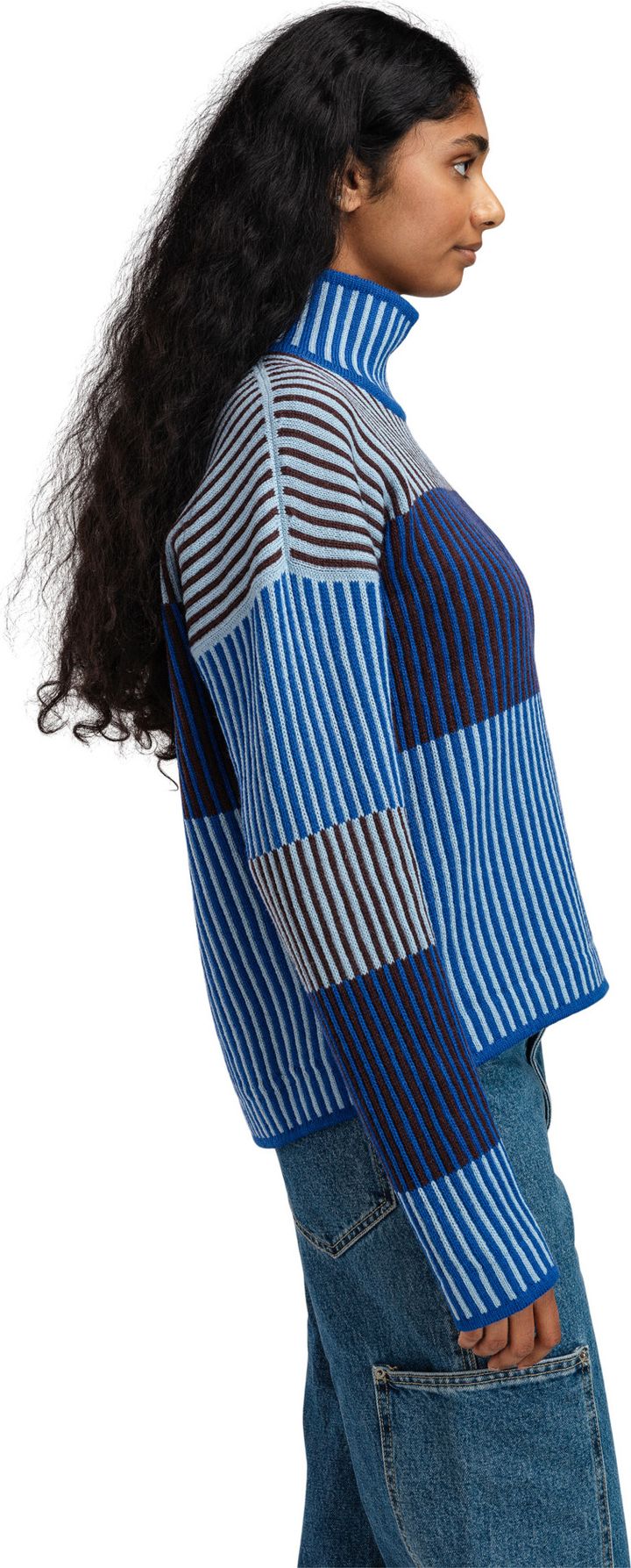 Dale of Norway Women's Skarstind Sweater Ultramarine/Iceblue/Wine Dale of Norway