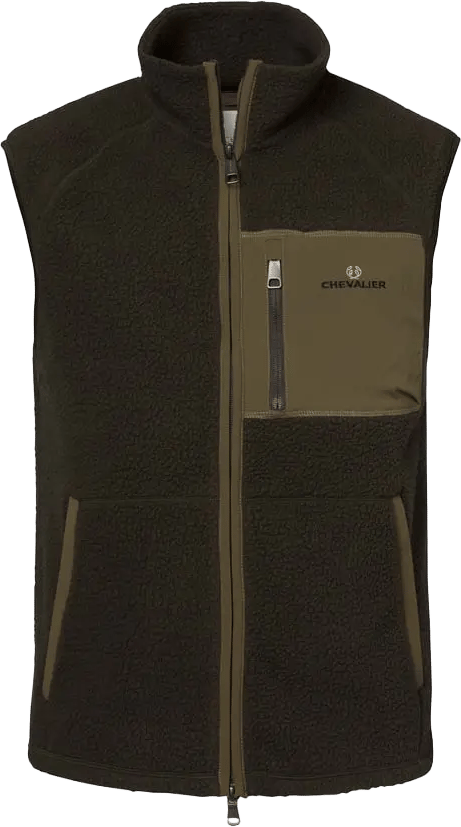 Chevalier Men's Pax Light Pile Vest Brown Chevalier