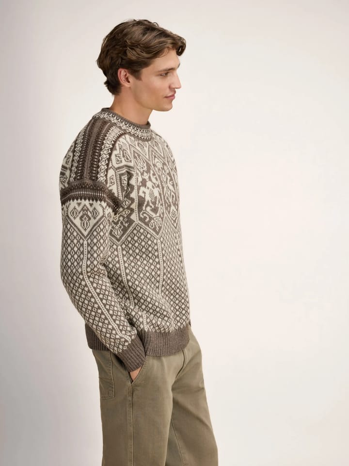 Dale of Norway 1994 Masculine Sweater Nutmeg Nat.white Coffee Dale of Norway