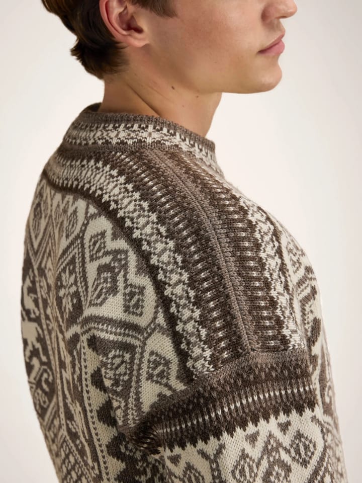 Dale of Norway 1994 Masculine Sweater Nutmeg Nat.white Coffee Dale of Norway