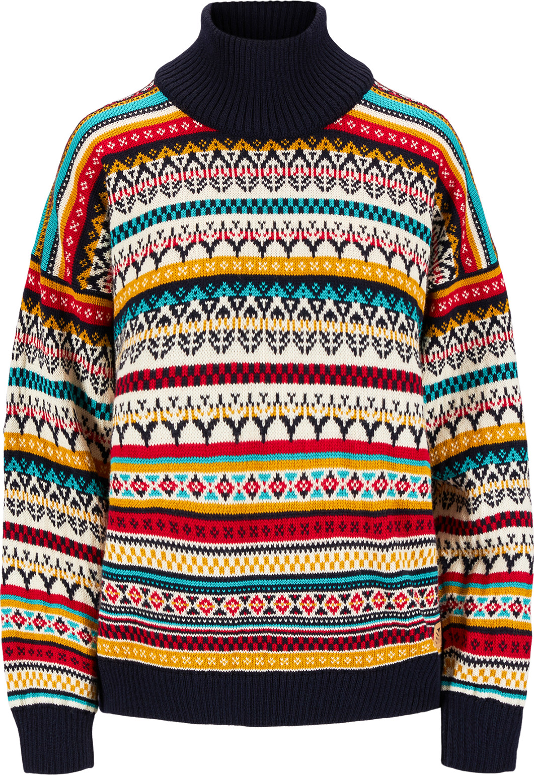 Dale of Norway Women's Utsira Sweater Marine/Pine Green/Light Charcoal
