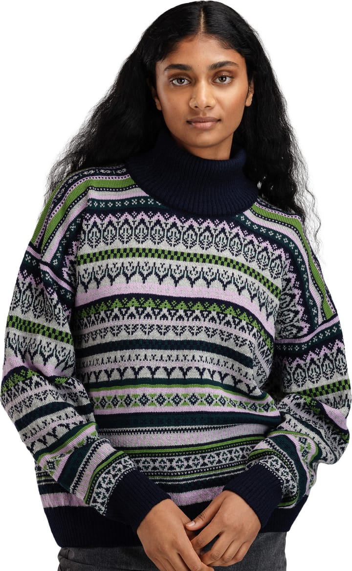 Dale of Norway Women's Utsira Sweater Marine/Pine Green/Light Charcoal Dale of Norway