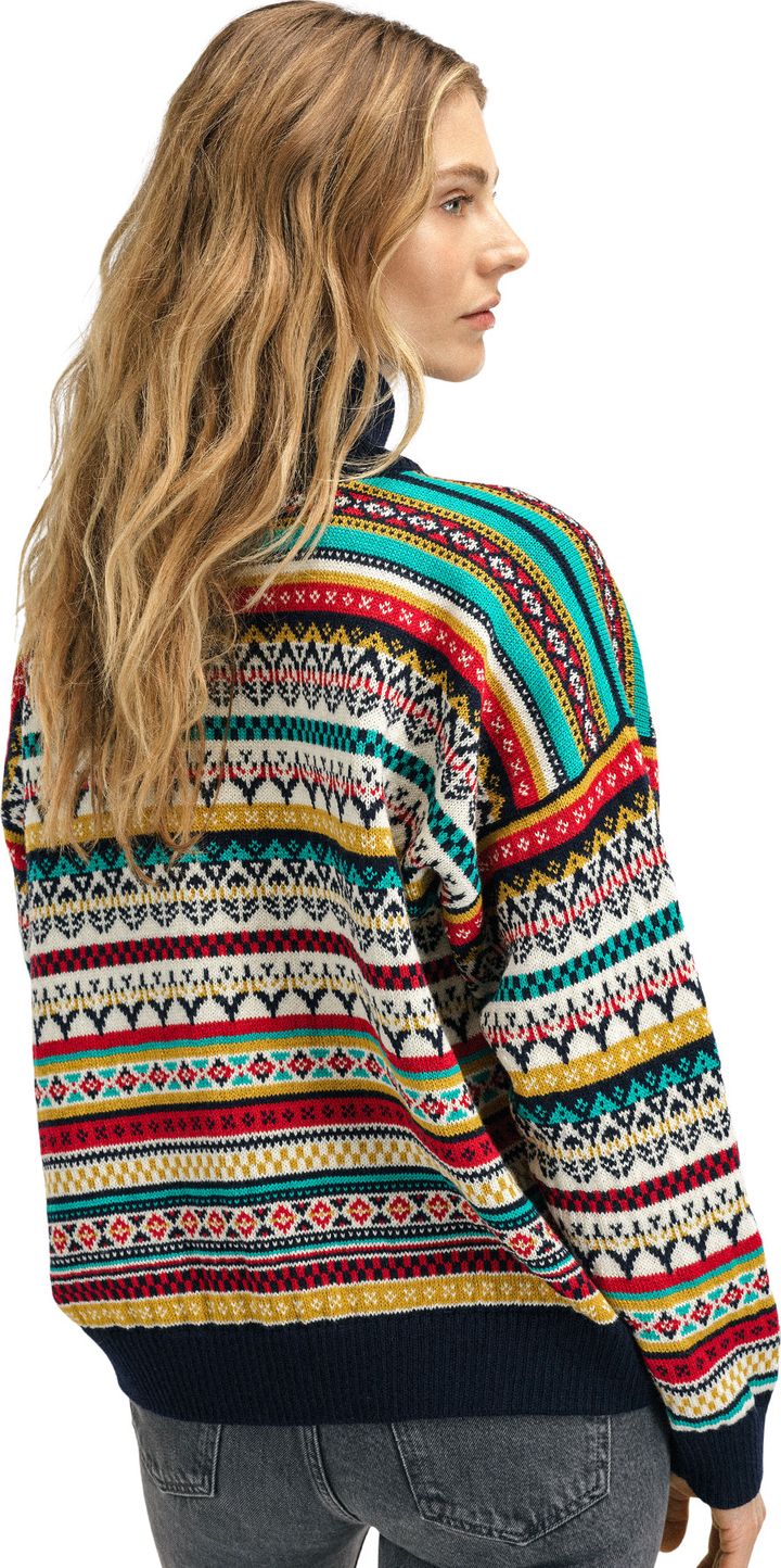Dale of Norway Women's Utsira Sweater Marine/Offwhite/Raspberry Dale of Norway