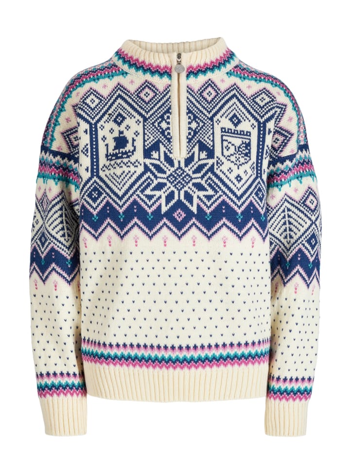 Dale of Norway Vm Trondheim Fem. Sweater Offwhite Indigo Orchid Dale of Norway Dale of Norway Vm Trondheim Fem. Sweater Offwhite Indigo Orchid Dale of Norway