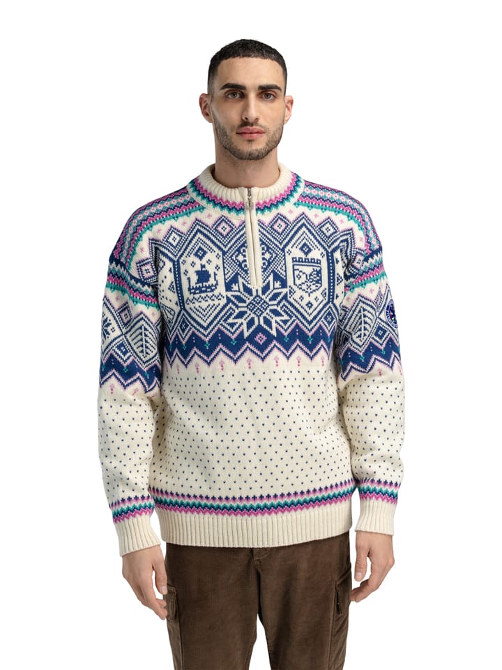 Dale of Norway Vm Trondheim Masc. Sweater Offwhite Indigo Orchid Dale of Norway Dale of Norway Vm Trondheim Masc. Sweater Offwhite Indigo Orchid Dale of Norway