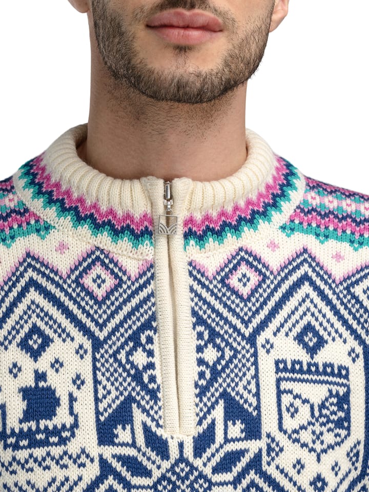 Dale of Norway Vm Trondheim Masc. Sweater Offwhite Indigo Orchid Dale of Norway Dale of Norway Vm Trondheim Masc. Sweater Offwhite Indigo Orchid Dale of Norway