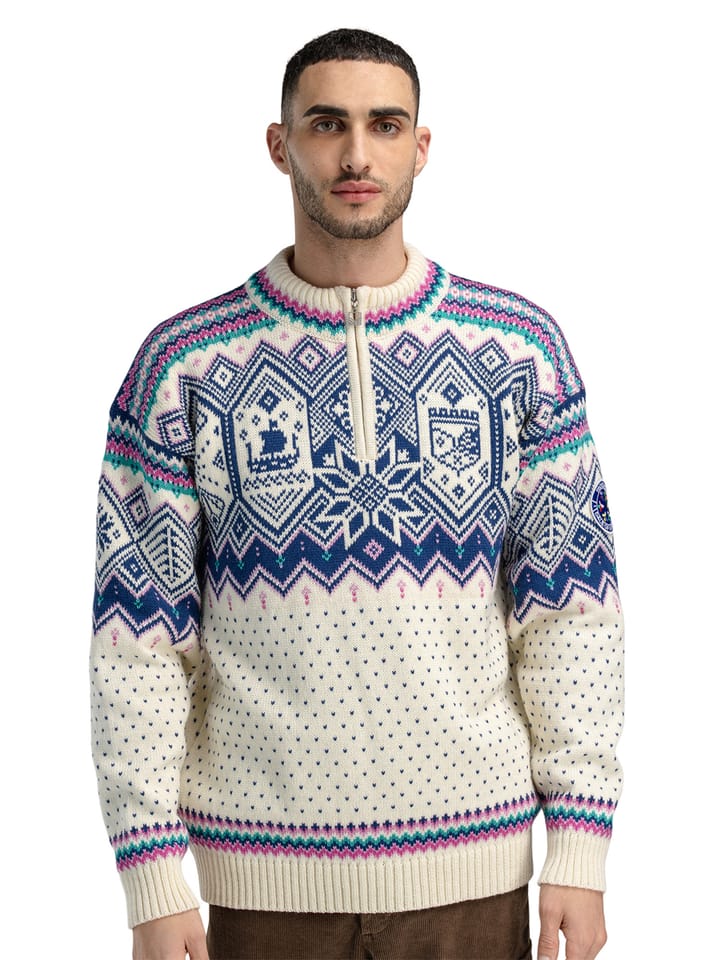 Dale of Norway Vm Trondheim Masc. Sweater Offwhite Indigo Orchid Dale of Norway Dale of Norway Vm Trondheim Masc. Sweater Offwhite Indigo Orchid Dale of Norway