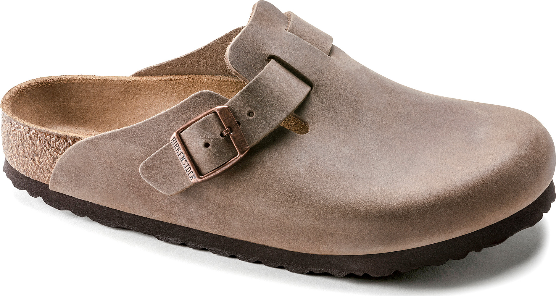 Birkenstock Boston Oiled Leather Narrow tofflor & clogs dam