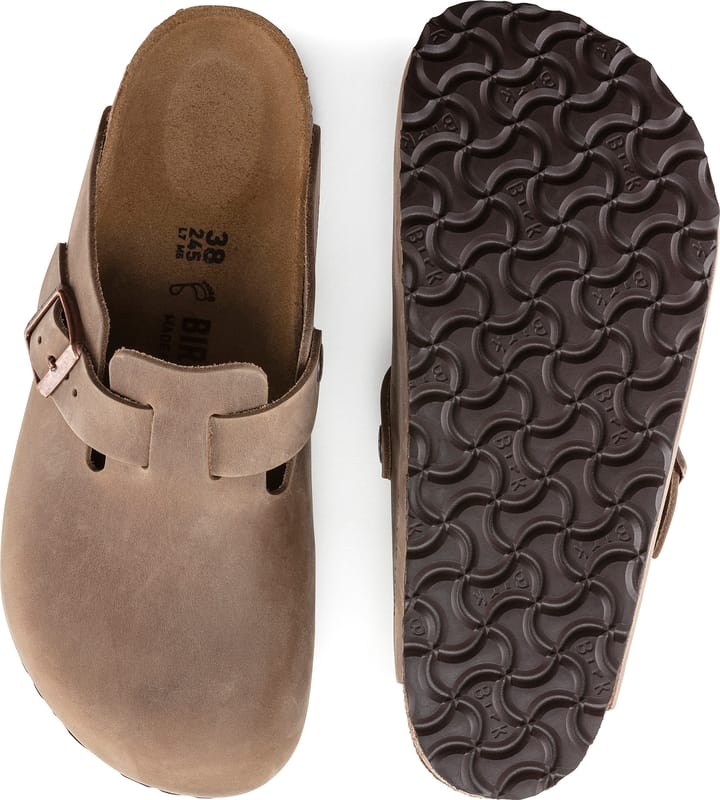 Birkenstock Boston Oiled Leather Narrow Tabacco Brown Birkenstock
