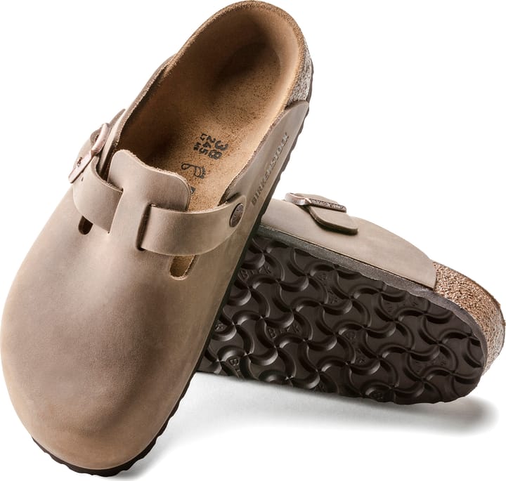 Birkenstock Boston Oiled Leather Narrow Tabacco Brown Birkenstock