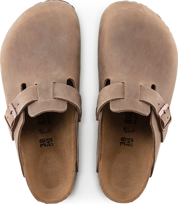Birkenstock Boston Oiled Leather Narrow Tabacco Brown Birkenstock