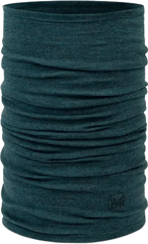 Buff Midweight Merino Wool Melange Tourmaline Buff