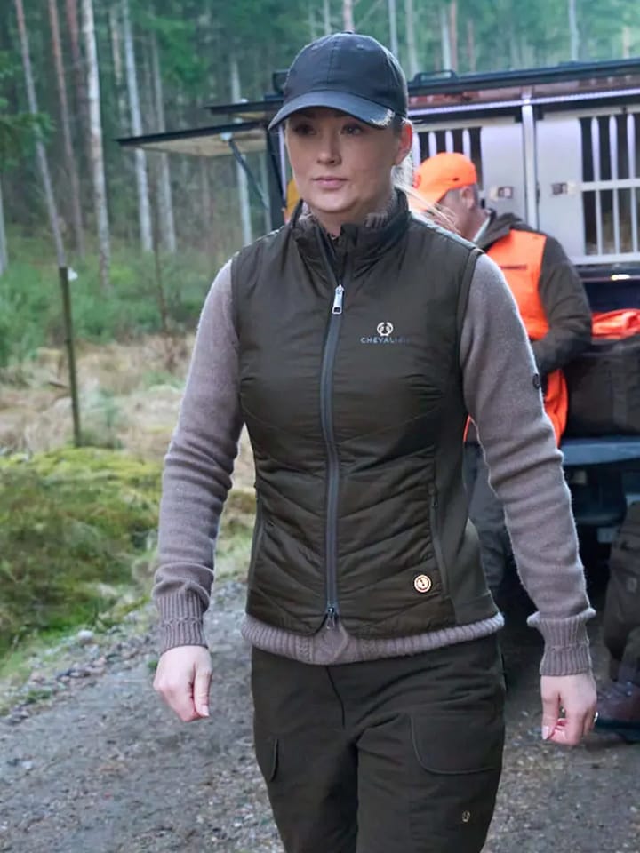 Chevalier Ember Heat Vest Women Dark Forest Green Chevalier