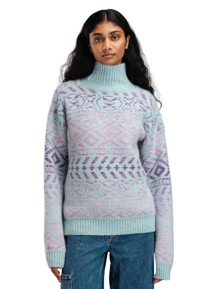 Dale of Norway Highland Feminine Sweater Sea Blue Pink Ombre Dale of Norway Dale of Norway Highland Feminine Sweater Sea Blue Pink Ombre Dale of Norway