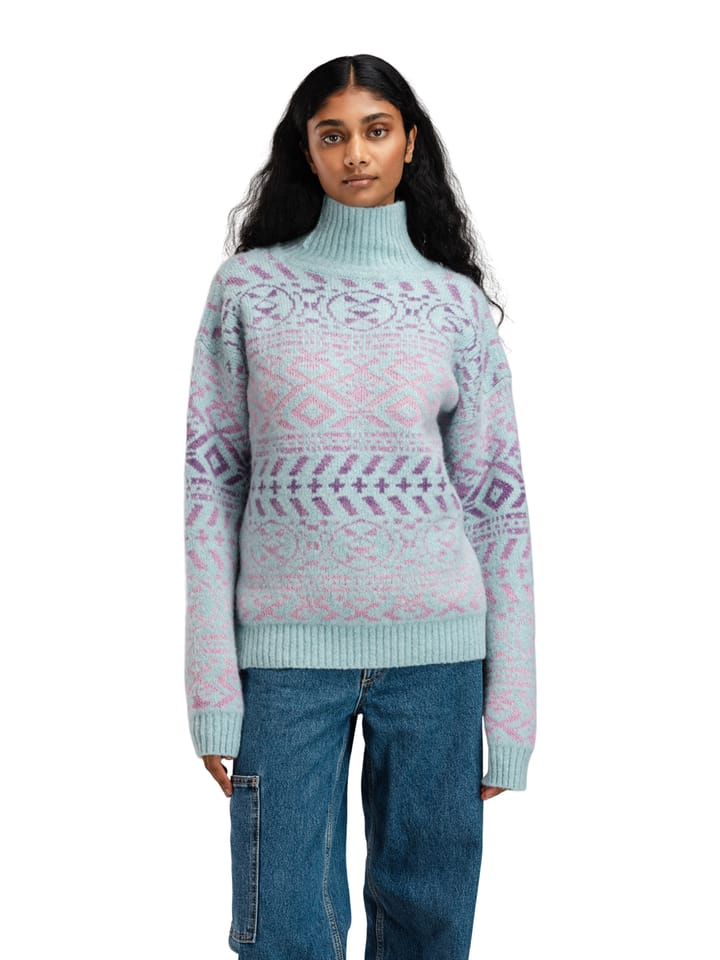Dale of Norway Highland Feminine Sweater Sea Blue Pink Ombre Dale of Norway Dale of Norway Highland Feminine Sweater Sea Blue Pink Ombre Dale of Norway