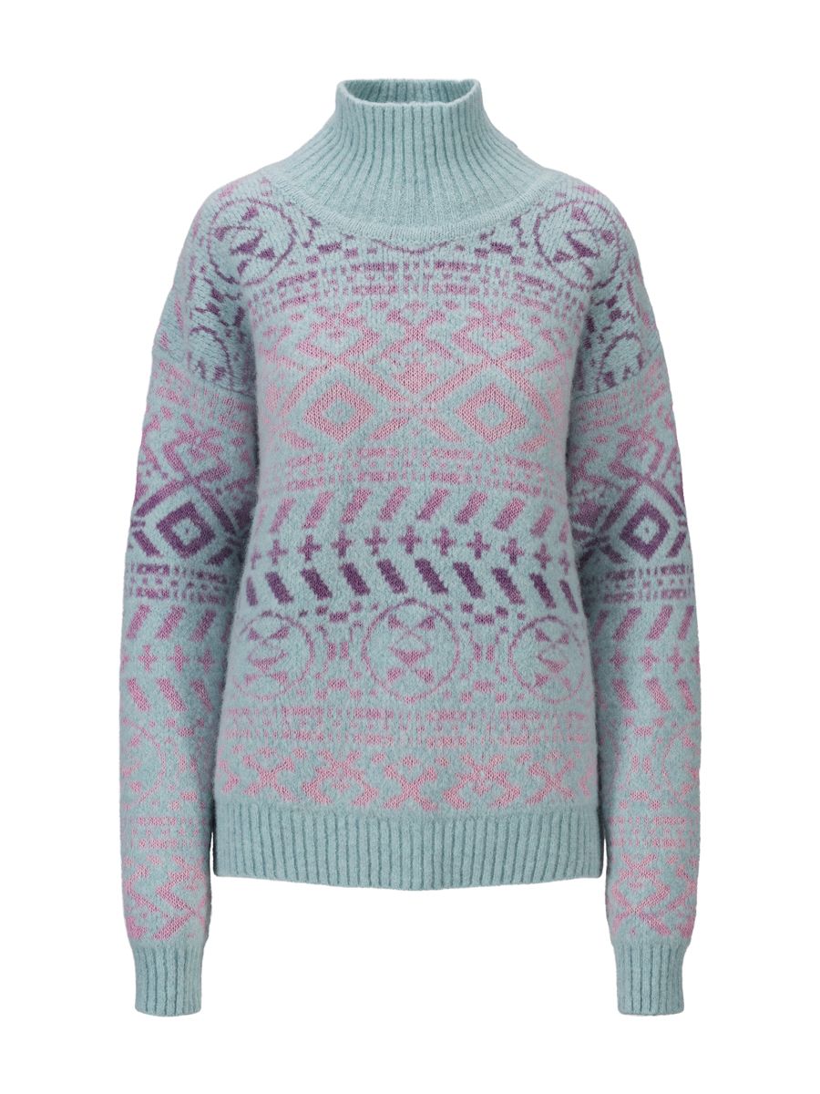 Dale of Norway Highland Feminine Sweater Sea Blue Pink Ombre