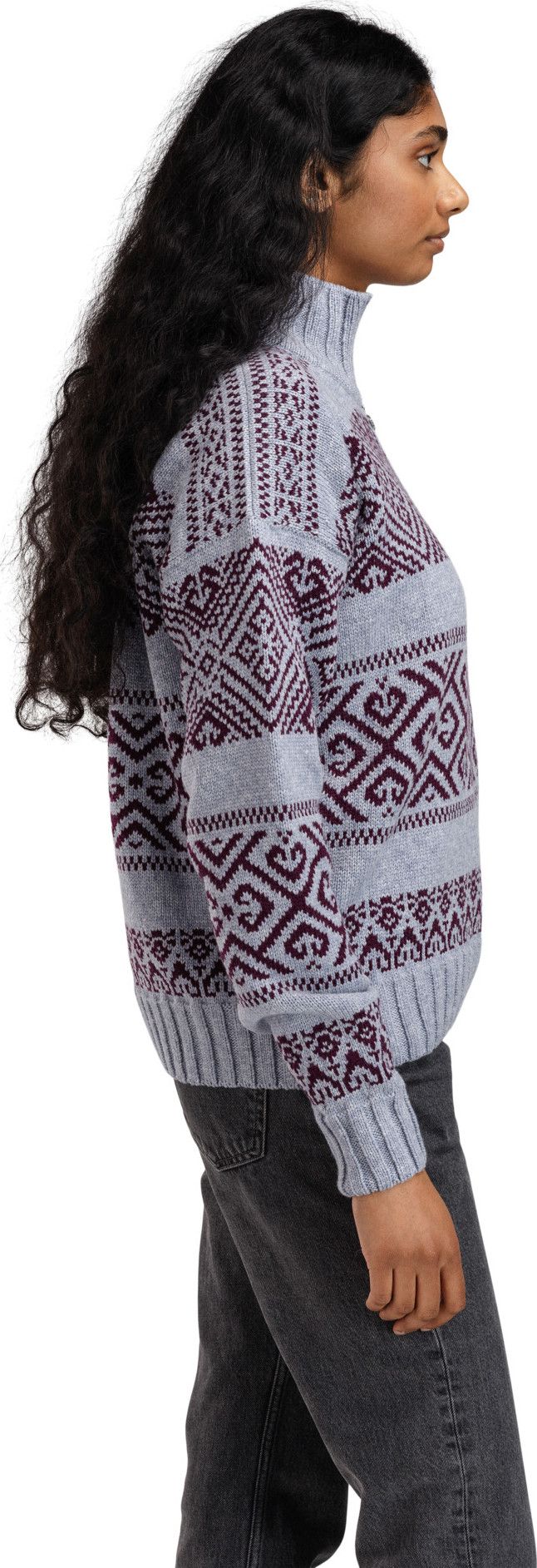 Dale of Norway Women's Rasletind Sweater Light Blue/Melange Wine Dale of Norway