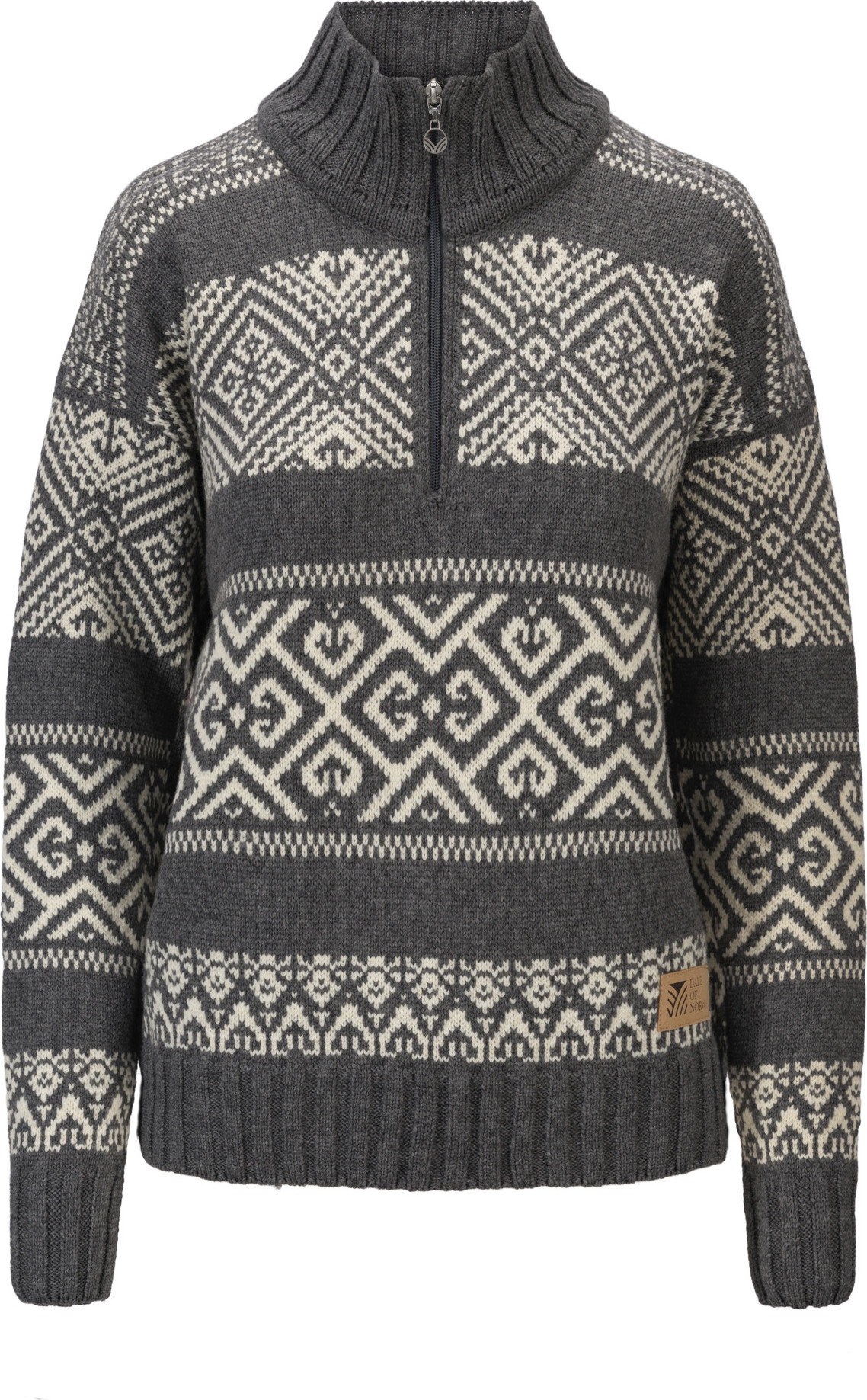 Dark charcoal/offwhite