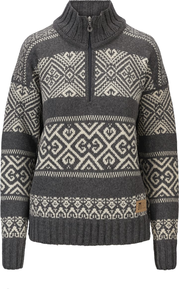 Dale of Norway Women's Rasletind Sweater Dark Charcoal/Offwhite Dale of Norway