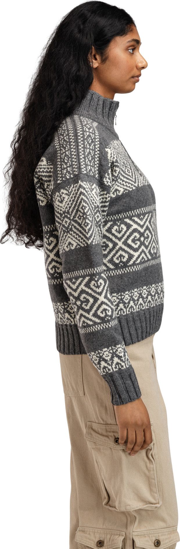 Dale of Norway Women's Rasletind Sweater Dark Charcoal/Offwhite Dale of Norway