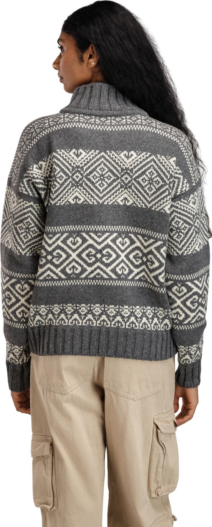 Dale of Norway Women's Rasletind Sweater Dark Charcoal/Offwhite Dale of Norway