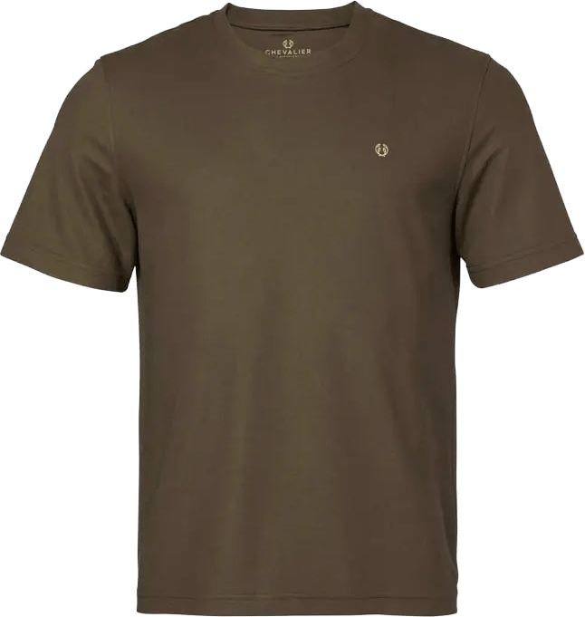 Chevalier Men's Stalker Technical T-Shirt Fallow Brown Chevalier