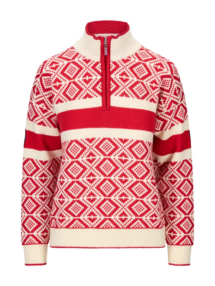 Dale of Norway Cortina 2026 Fem. Sweater Raspberry Offwhite Dale of Norway