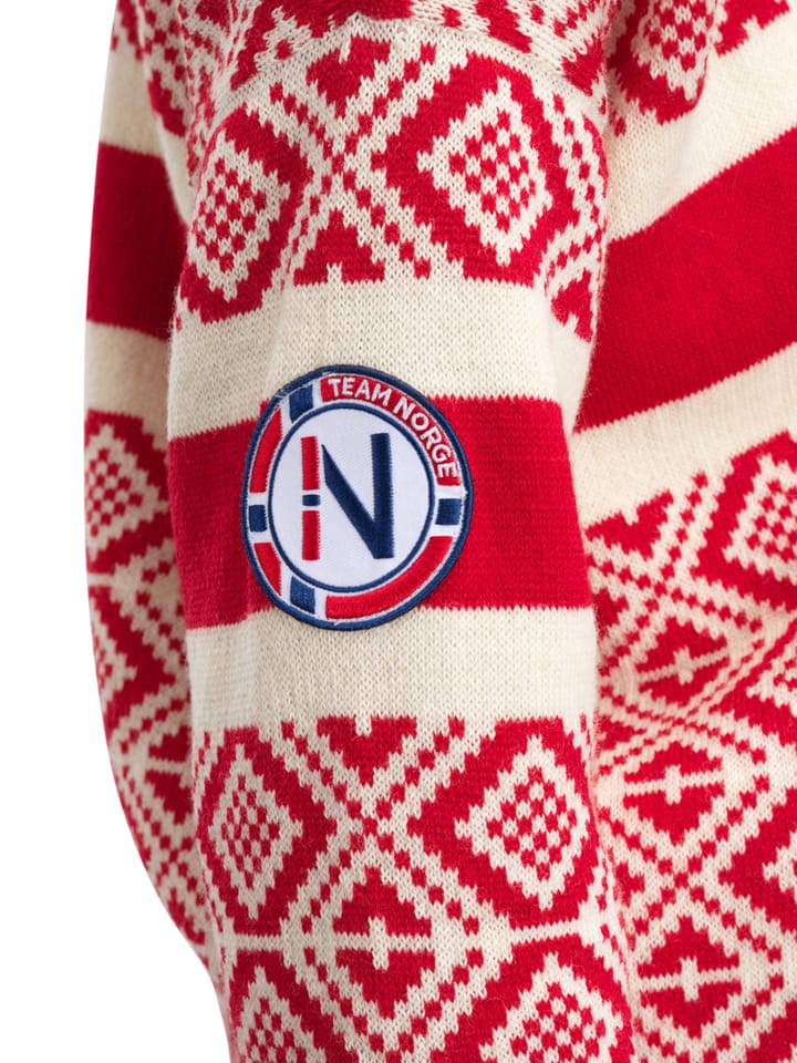 Dale of Norway Cortina 2026 Fem. Sweater Raspberry Offwhite Dale of Norway