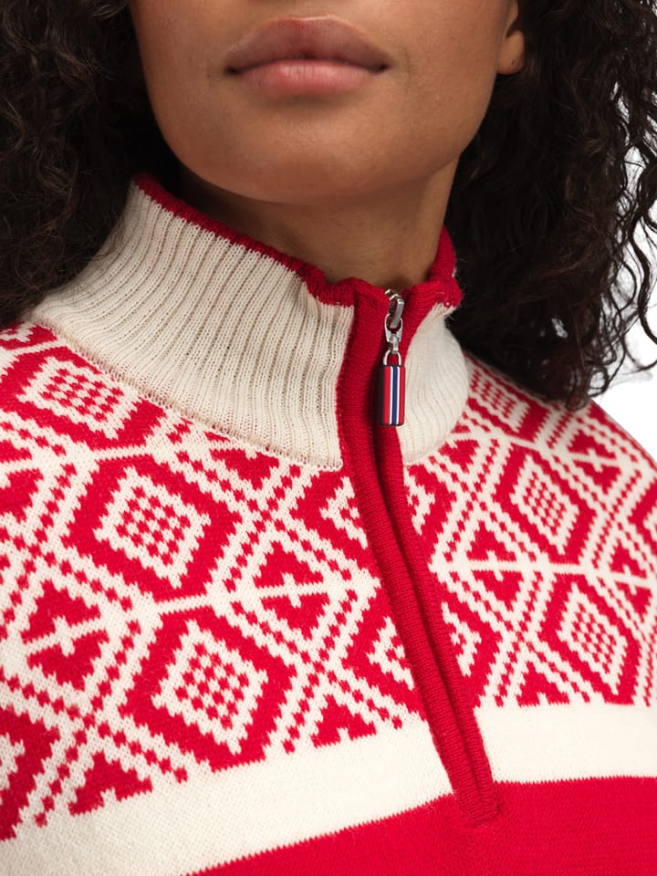 Dale of Norway Cortina 2026 Fem. Sweater Raspberry Offwhite Dale of Norway Dale of Norway Cortina 2026 Fem. Sweater Raspberry Offwhite Dale of Norway