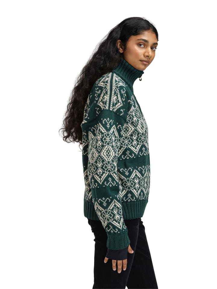 Dale of Norway Roset Fem. Wp Sweater Pinegreenl Offwhite Dale of Norway