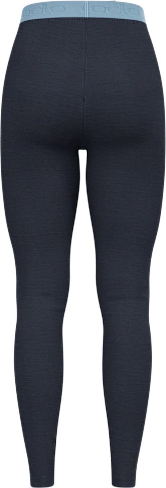 Odlo Women's Performance Wool 150 Base Layer Bottom Provincial Blue - Dark Sapphire Melange Odlo