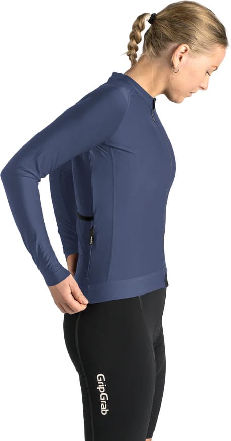 Gripgrab Women's Pacr Long Sleeve Jersey Navy Blue Gripgrab