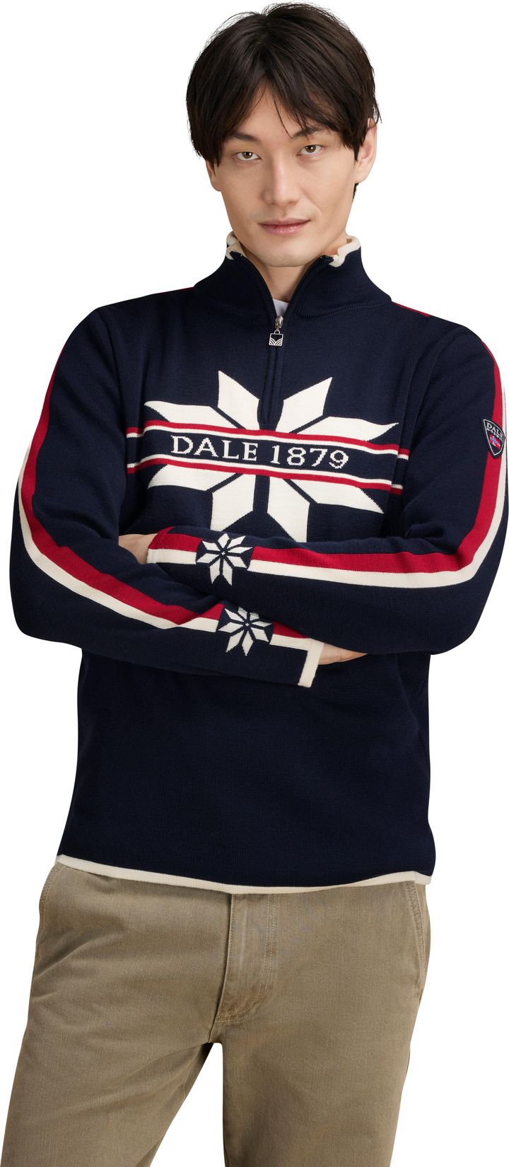Dale of Norway Men's Nåle Sweater Marine Offwhite Dale of Norway