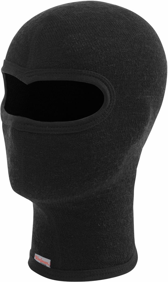 Woolpower Balaclava 200 Black Woolpower