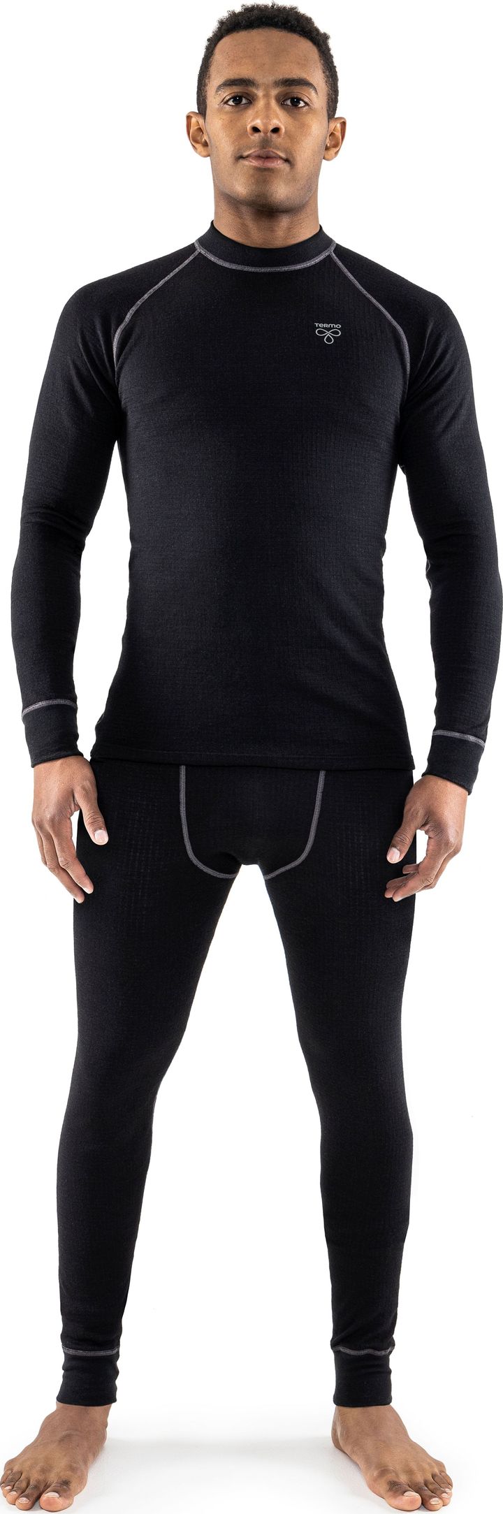 Seger Men's Termowool 200g Frotté Set Black Seger