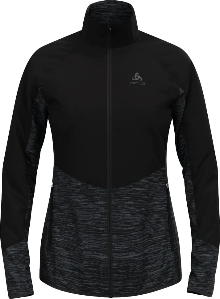 Odlo Women's Run Easy Warm Hybrid Jacket Black - Black