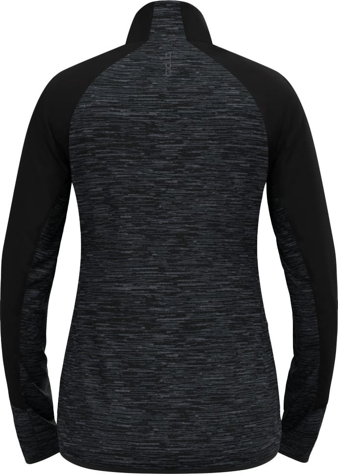 Odlo Women's Run Easy Warm Hybrid Jacket Black - Black Odlo