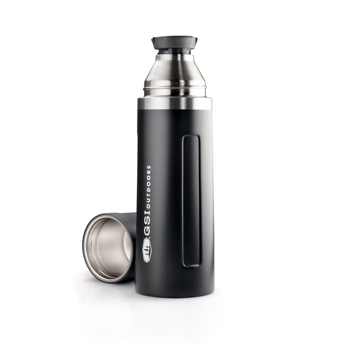 GSI Glacier 1 L Vacuum Bottle Black GSI Outdoors GSI Glacier 1 L Vacuum Bottle Black GSI Outdoors