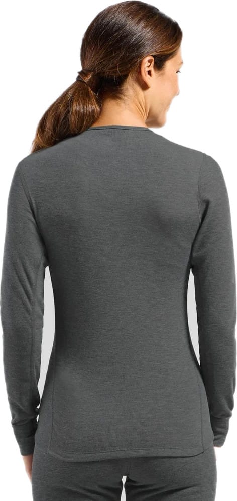 Odlo Women's Active Warm ECO Baselayer Shirt Odlo Steel Grey Melange Odlo