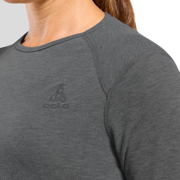 Odlo Women's Active Warm ECO Baselayer Shirt Odlo Steel Grey Melange Odlo