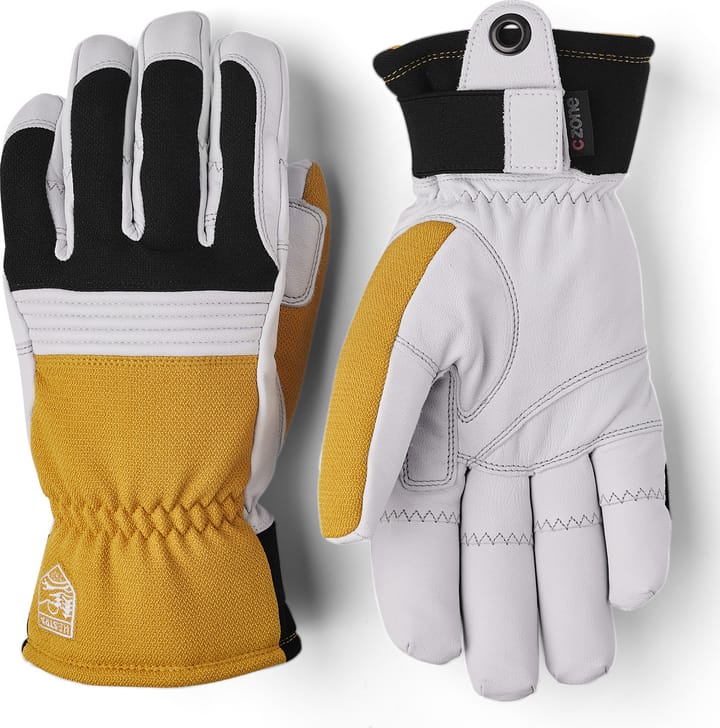 Hestra Couloir 5 Finger Mustard/Off White Hestra