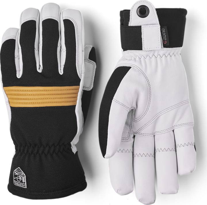 Hestra Couloir 5 Finger Black/Off White Hestra